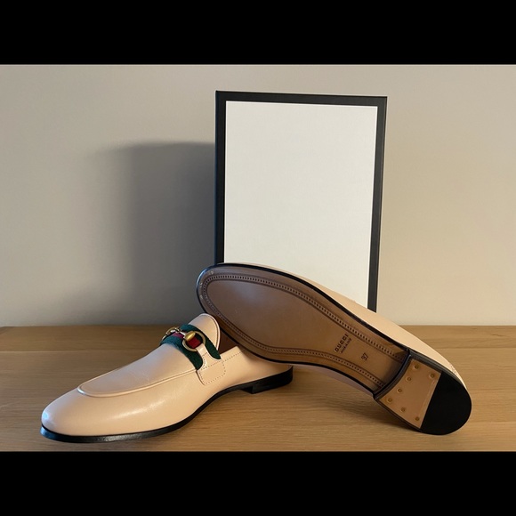 SOLD-NWT Gucci web loafers blush 37 - Picture 8 of 8